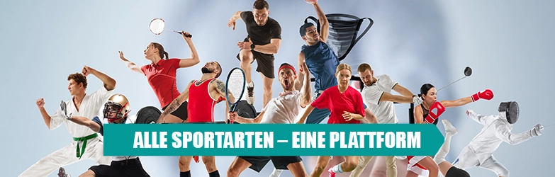 Alle Sportarten – eine Plattform